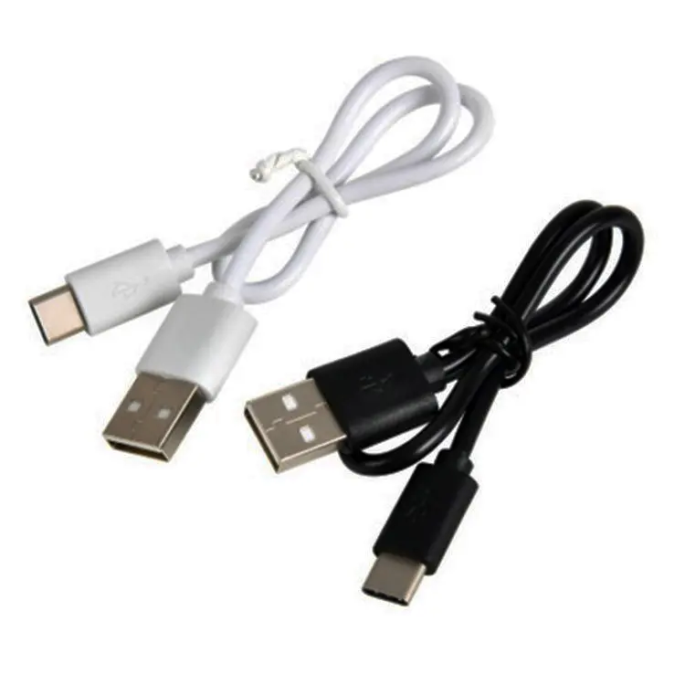 1m anpassen USB Typ C Kabel USB zu Typ C Schnell ladekabel weiß und schwarz USB C Kabel