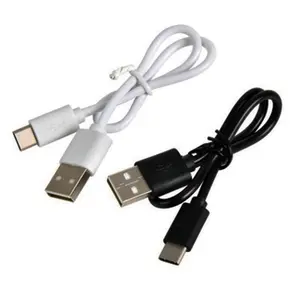 1m customize usb type c cable usb to type-c fast charging cable white and black usb c cable