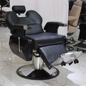 Mobilier de salon de coiffure moderne, équipement de salon de beauté, style luxueux, chaise de coiffure rouge, fabricant de chaises de barbier - Product Image 2