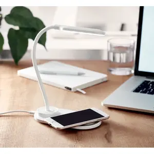 Lámpara de escritorio Saturn con cargador de 10W, gadgets personalizados - Product Image 3