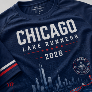Camiseta de Maratón Personalizada Inspirada en Chicago 26.2, Uniforme del Club de Corredores Urbanos, Ropa Deportiva para Equipos - Product Image 5