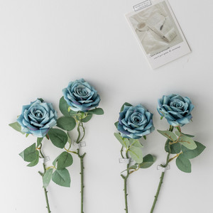 ดอกกุหลาบผ้าไหมประดิษฐ์ 45 ซม. งานแฮนด์เมด ตกแต่งบ้าน งานแต่งงาน - Product Image 2