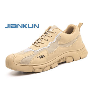 Zapatos de Seguridad Unisex JIANKUN de Corte Bajo, con Punta de Acero, Antiaplastamiento, Antipinchazos, Impermeables, con Parte Superior de Microfibra - Product Image 5