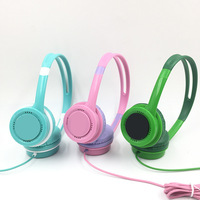 Headset PC Terlaris untuk Anak-Anak OEM Murah Headset Kabel untuk Pelajar Headset Anak untuk Penggunaan di Kelas