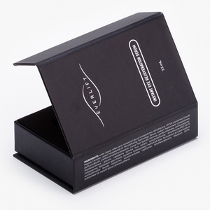 Custom Logo Black Rigid Cardboard Packaging Paper Magnetic Lid Closure Gift <b>Box</b> for Small Business - Product Image 4