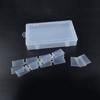 Boîte de rangement en plastique personnalisable transparente de haute qualité pour l'organisation de la maison