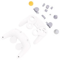 Couvercle de boîtier complet de haute qualité pour plaque frontale et coque arrière de remplacement du contrôleur GameCube pour NGC