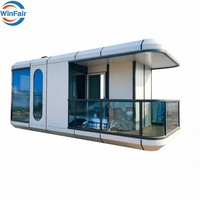 WinFair Colombie – Nouvelle Capsule Spatiale Préfabriquée de 20 pieds – Mini-Maison Mobile pour Vacances / Cabane / Hôtel