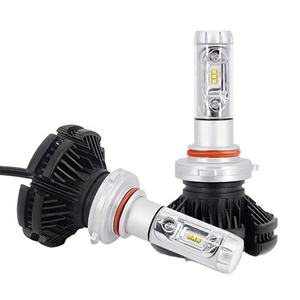 Factory Supply Tri-color Fanless X3 Led Headlight 50w 6000lm H11 H4 H7 H8 9005 9006 3000K 6500K 8000K Led Auto Headlight <b>Bulbs</b> - Product Image 6