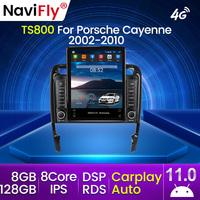 MEKEDE Android11 auto electronics Pour Porsche Cayenne I 1 9PA 2002 - 2010 8 + 128GB Car-play GPS split screen 360 camera autoradio