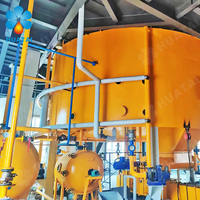 Solution complète pour une usine d'huile de tournesol de 30 TPD avec presse à graines, extracteur hexagonal et machines de raffinage