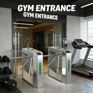सुपर मार्केट/काउंटर एक्सेस कंट्रोल ट्राइपोड टर्नस्टाइल गेट क्यूआर स्कैनर पेंटिंग के लिए आया - Product Image 4