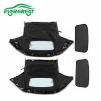 Bonne qualité usine directement pour Mazda MX-5 Miata cabriolet capote 06-14 vitre chauffante noire MAZ064545