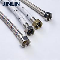 Tuyau flexible tressé en acier inoxydable 304 JINLIN haute pression pour robinet de toilette et chauffe-eau