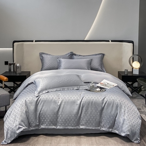 Literie de luxe confortable pour hôtel, lit <span class=keywords><strong>king</strong></span> size 1800 et taies d'oreiller, draps en lin 650Tc - Product Image 1