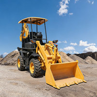 Chargeuse-pelleteuse 4x4 robuste, chargeuse-pelleteuse diesel, chargeuse-pelleteuse hydraulique pour travaux routiers