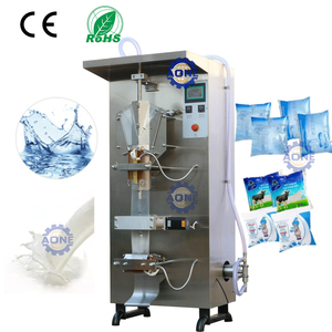 Machine d'emballage de sachets d'eau pure haute performance, machine de remplissage et d'emballage de liquides à écran tactile, petite machine de remplissage de jus VFFS - Product Image 1