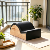 Correcteur de colonne vertébrale Pilates BSW Factory, étireur de dos Yoga, personnalisation OEM disponible, couleur de coussin en cuir optionnelle pour studio et domicile