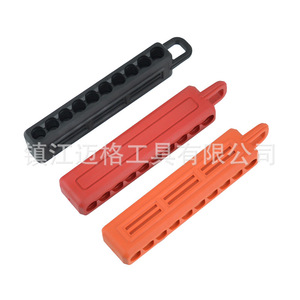 10 Hole Hook <b>Storage</b> Strip For Screwdrivers And <b>Drill</b> <b>Bits</b> With Carabiner 100mm Aluminum - Product Image 4