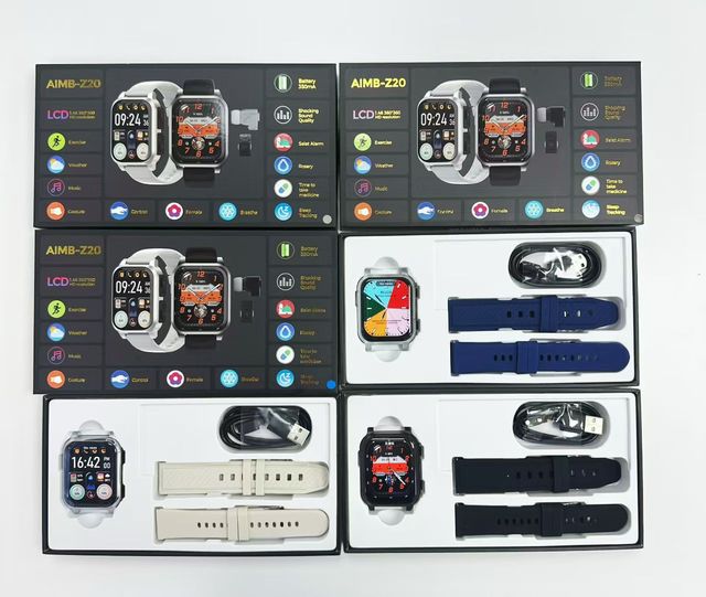 AIMB-Z20 Smartwatch - Capable of Making Calls and Heart Rate Monitoring - Fashionable Sports Wristband