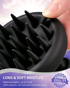Wholesale Silicone <b>Scalp</b> Scrubber <b>Brush</b> Soft Bath <b>Brush</b> Hair Shampoo <b>Brush</b> <b>Scalp</b> Massager - Product Image 4