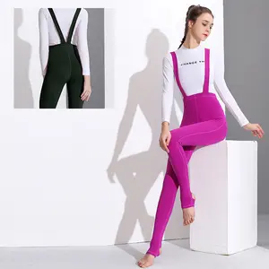 Calzas Push Up Mallas Deportivas Suspenders Yoga Pants Gym Tights High Waist Strappy Leggings For Women