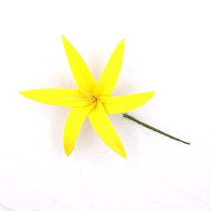 Pince à Cheveux Hibiscus en Mousse EVA 8 CM pour Femme, 11 Couleurs, avec Perle en Plastique, Fleur Artificielle Décorative pour Fête Hawaïenne et Danse - Product Image 3