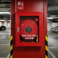 Enrouleur de tuyau d'incendie automatique grande capacité certifié CE avec connecteur en laiton pour usage professionnel
