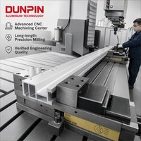 Poutre de portique en aluminium extrudé série 6000 |   Composant structurel de machine de découpe laser avec services de soudage et de pliage