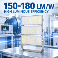 Projecteur LED modulaire haute puissance 600W pour extérieur, stade, terrain de sport, éclairage de terrain de football, 160lm/w, étanche IP67