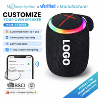 Mini Altavoces Electrónicos Portátiles con Logotipo Personalizado, Audio Inalámbrico RGB para Juegos con Subwoofers de Sonido Envolvente