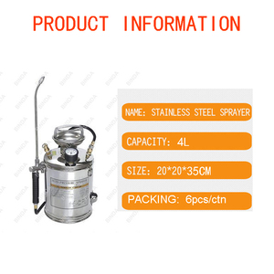 Сельскохозяйственный ручной распылитель из нержавеющей стали Binda 4L - Product Image 4