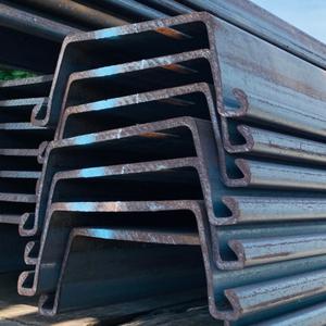 Venta Directa de Fábrica, Precio Bajo, Pilotes de Acero Laminados en Caliente en Forma de U S235/S355 con Servicios de Soldadura y Corte - Product Image 5