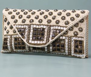 Bolso de mano elegante con cuentas para mujer, de la mejor calidad, diseño de lujo para fiestas y bodas al precio más bajo - Product Image 3