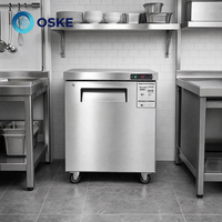 Réfrigérateur sous comptoir pour boissons de café, circulation d'air uniforme, protège les jus et les produits laitiers