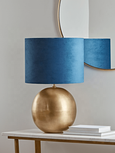 Modern <b>Gold</b> Hollow Out Base <b>Side</b> <b>Table</b> Lamp with White Fabric Shade <b>Table</b> Lamp Floor Lamp Indoor Lighting Smart Lighting Moon - Product Image 2