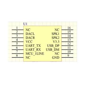 Cost-effective MP3 Module N9301 Series Voice Module OEM Factory with UART Serial Port for Custom Voice Playback Module - Product Image 2