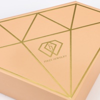 Boîte cadeau en papier rigide irrégulière avec couvercle et base, impression à chaud, boîte couleur pour l'emballage de produits cosmétiques haut de gamme