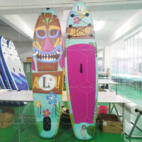 Kayak de pêche gonflable Offres Spéciales Sup Board Paddle Board Surf Paddleboards 10'6*32 "* 6" avec pompe Paddle