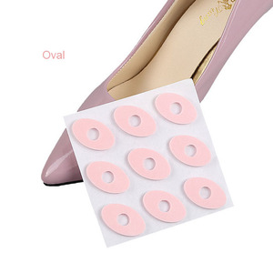 6/9 pièces de pansements adhésifs invisibles en mousse de latex rose jetables, ronds/ovales, anti-frottement pour les pieds, pour cors et callosités - Product Image 6