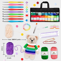 Fil à tricoter en laine, directement de l'usine, confortable, chaud et doux, kit d'accessoires pour crochet DIY, cadeaux, vente en gros