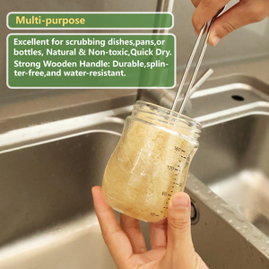 Natural Farmhouse Hard Insulated Cup Dish Washing Loofah Sponge Baby <b>Bottle</b> Scrubbing <b>Brush</b> Cleaning Supplies Raw Sponges - Product Image 5