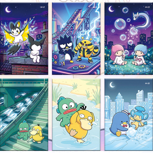 <span class=keywords><strong>Carte</strong></span> Pokémon GP POKE&Sanrioed, <span class=keywords><strong>Carte</strong></span> Anime Personnalisée Rare, Décoration d'Anniversaire, Cadeau, Vente en Gros, Jeu de Société, Pantoufle Pokémon - Product Image 4
