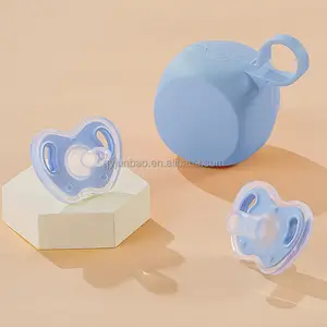 2023 New Design BPA Free baby products pacifier clip dummies silicone baby pacifier infant nipple sleep soother for toddlers