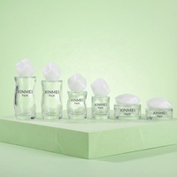 Flacon pompe en verre cylindrique irrégulier pour lotion, pot à lotion, 30g/50g/30ml/50ml/100ml/120ml, plusieurs options de capacité, cosmétique