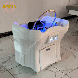 Lavabo Portatile per Shampoo Siman, Moderno Lavaggio Capelli per Salone e Spa, Senza Impianto Idraulico, con Serbatoio da 50L per Ospedali - Product Image 3
