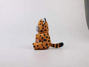 2024 Mini taille belle peluche Alphabet animal <span class=keywords><strong>et</strong></span> série d'animaux numériques-<span class=keywords><strong>Jaguar</strong></span> PP coton rempli pour l'anniversaire des enfants - Product Image 2