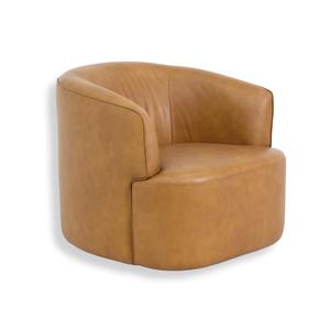 Fauteuil en cuir rembourré avec rembourrage épais et soutien ergonomique pour une expérience de relaxation assise - Product Image 2