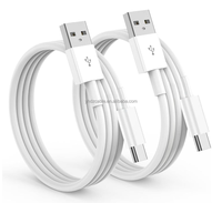2.4A Totalmente Compatible 1M 2M 3M USB C Cable de carga rápida para iPhone 15 16 Samsung Bank S23 Teléfono Android Cable DE DATOS DE CARGA USB