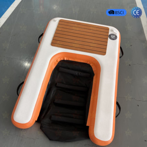 Échelle souple en PVC personnalisée pour chiens, plateforme à marches, <span class=keywords><strong>escalier</strong></span> pour animaux de compagnie, rampe gonflable pour chiens pour <span class=keywords><strong>piscine</strong></span>, lac, quai, bateau - Product Image 1